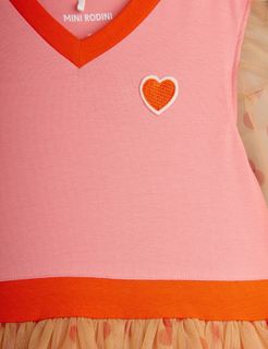 Dotted tulle dress