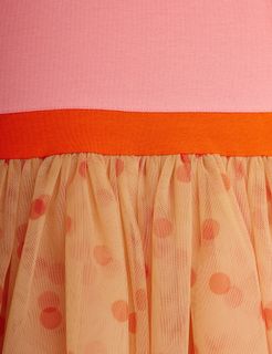 Dotted tulle dress