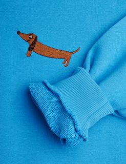 Dog embroidered sweatshirt