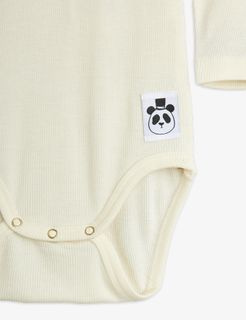 Modal rib long sleeve bodysuit