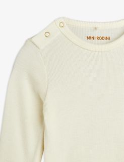 Modal rib long sleeve bodysuit