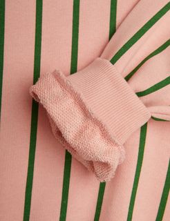 Vertical stripe sweatshirt