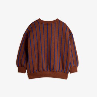 Vertical stripe sweatshirt