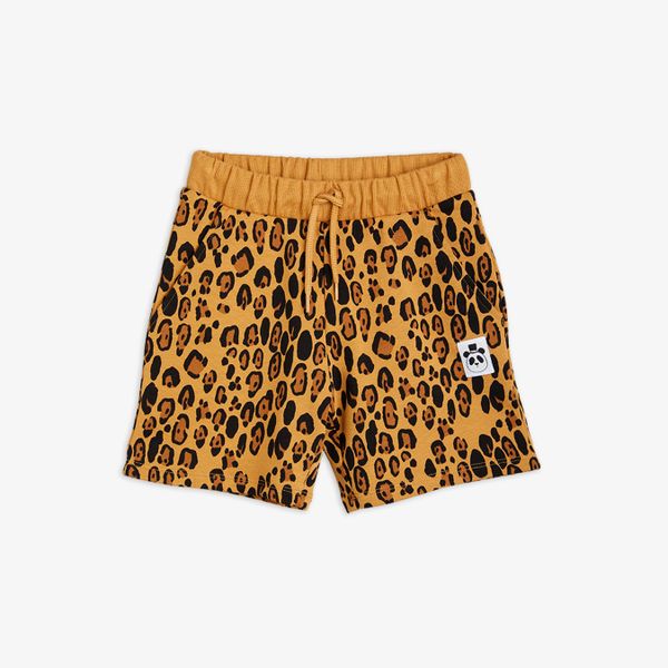 Basic leopard sweatshorts