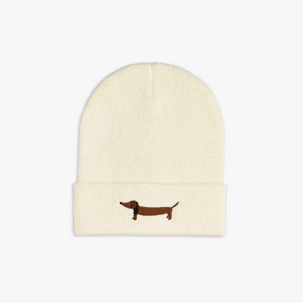 Dog knitted beanie