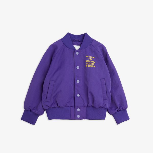 Besesaka Satin Baseball Jacket