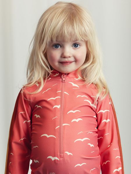 Seagull Long Sleeve Swimsuit