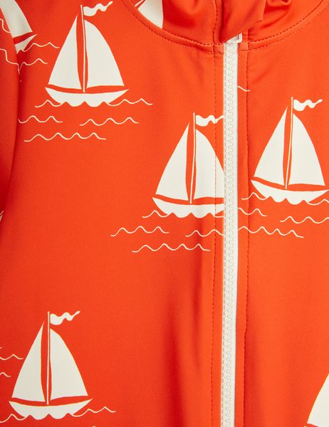 Sailing boats short sleeve uv suit