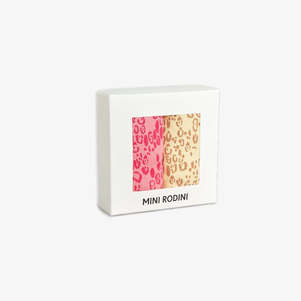 Mini leopard 2-pack long sleeved body