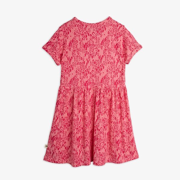 Mini leopard short sleeved dress
