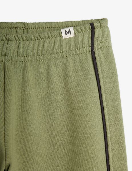 Plain piping sweatpants