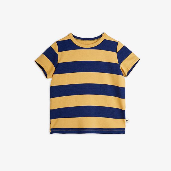 Block stripe T-shirt