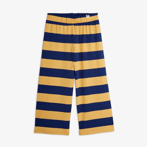 Block stripe trousers