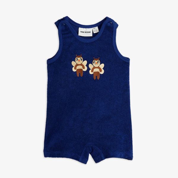 Bees terry summersuit baby