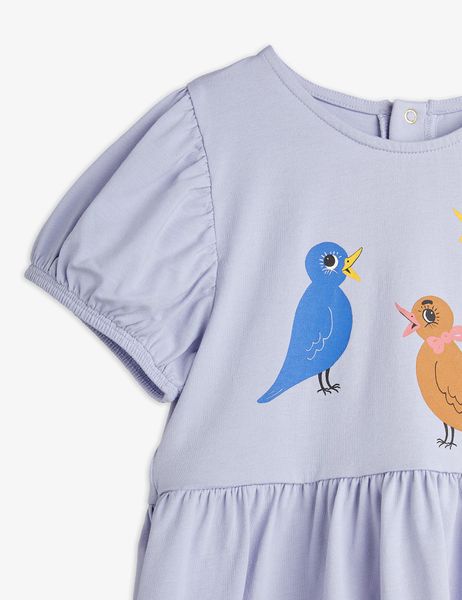 Birds short sleeve dress