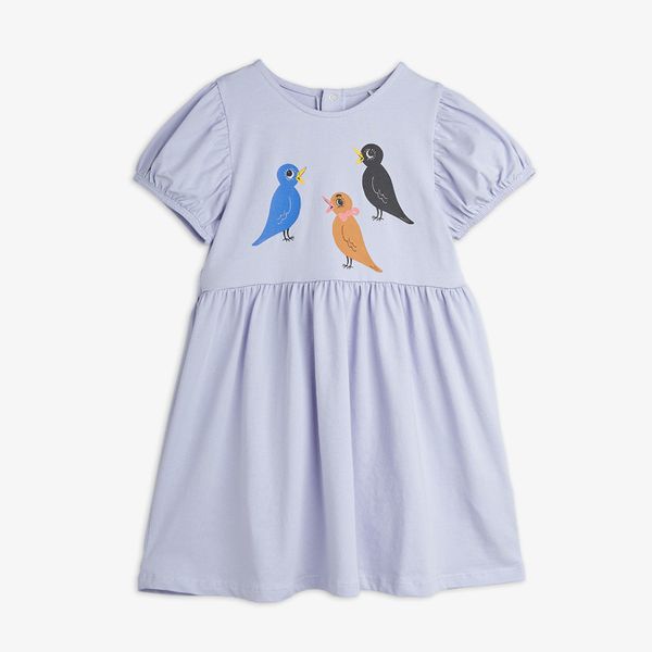 Birds short sleeve dress