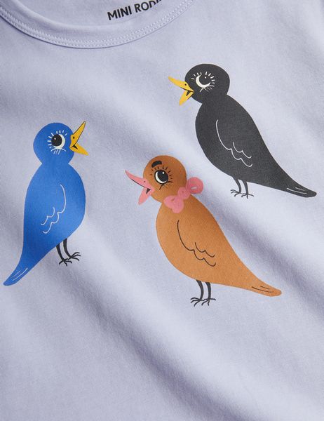 Birds short sleeve dress