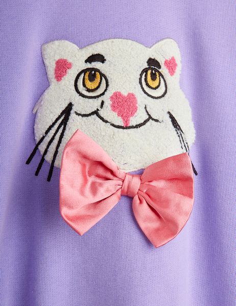 Cat chenille sweatshirt