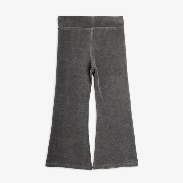 Clover velour flared trousers