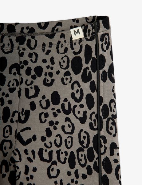 Leopard brushed jersey leggings