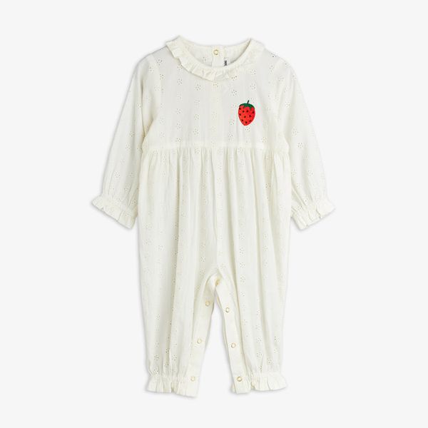 Strawberry schiffli jumpsuit