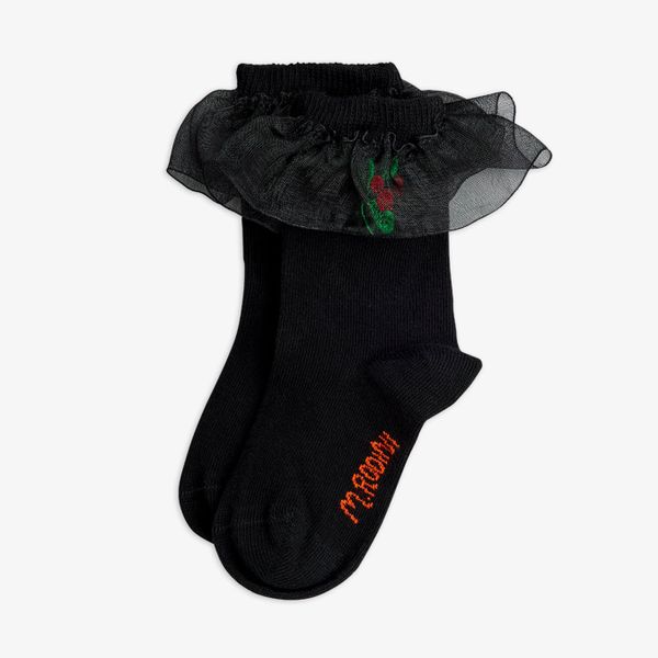 Lingonberry frill 1-pack socks