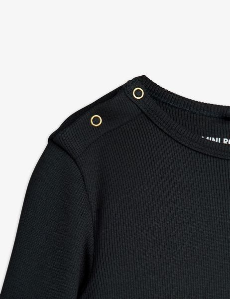 Modal rib long sleeve T-shirt 