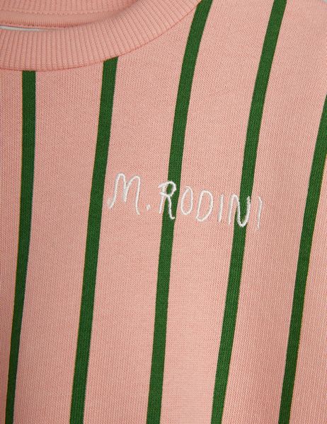 Vertical stripe sweatshirt