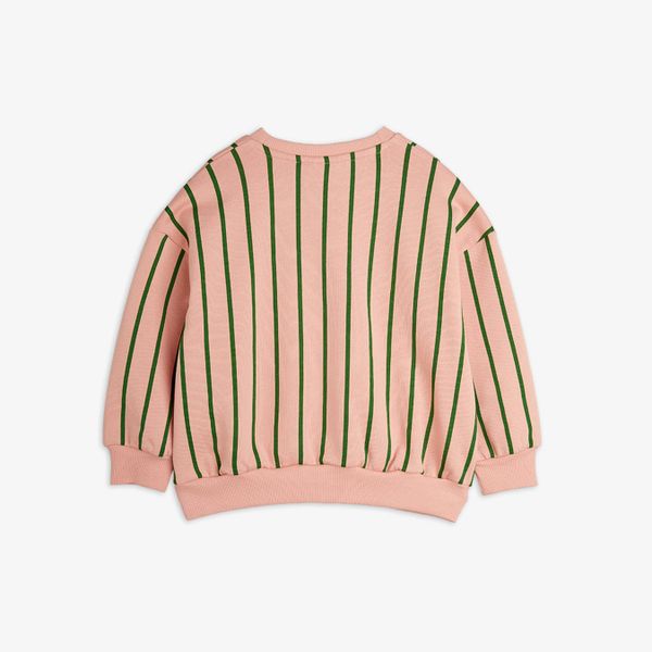 Vertical stripe sweatshirt