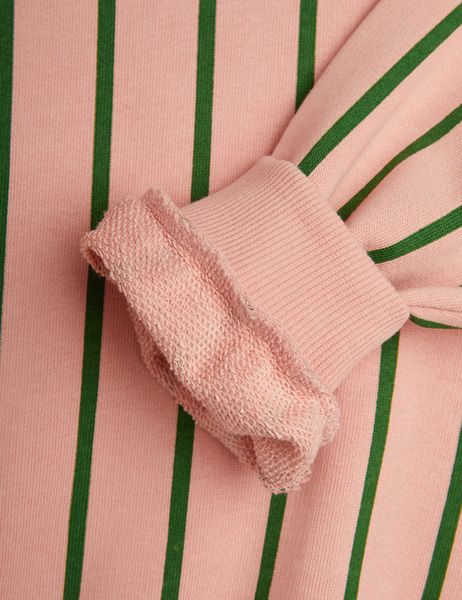 Vertical stripe sweatshirt