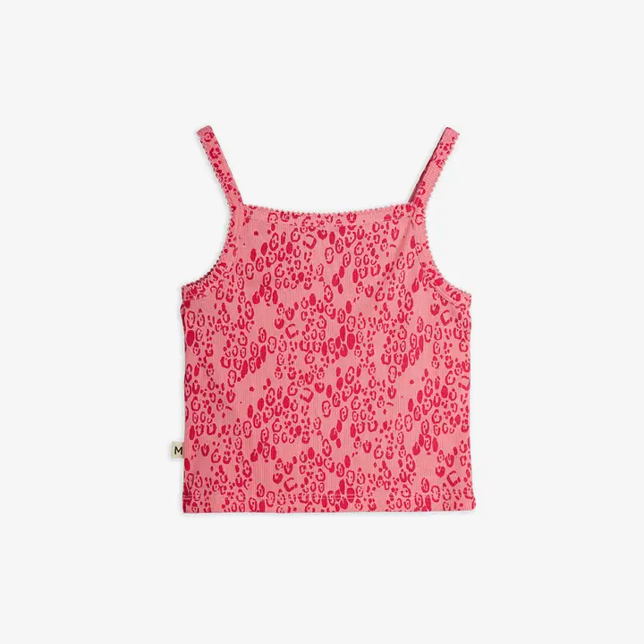 Mini leopard tank top
