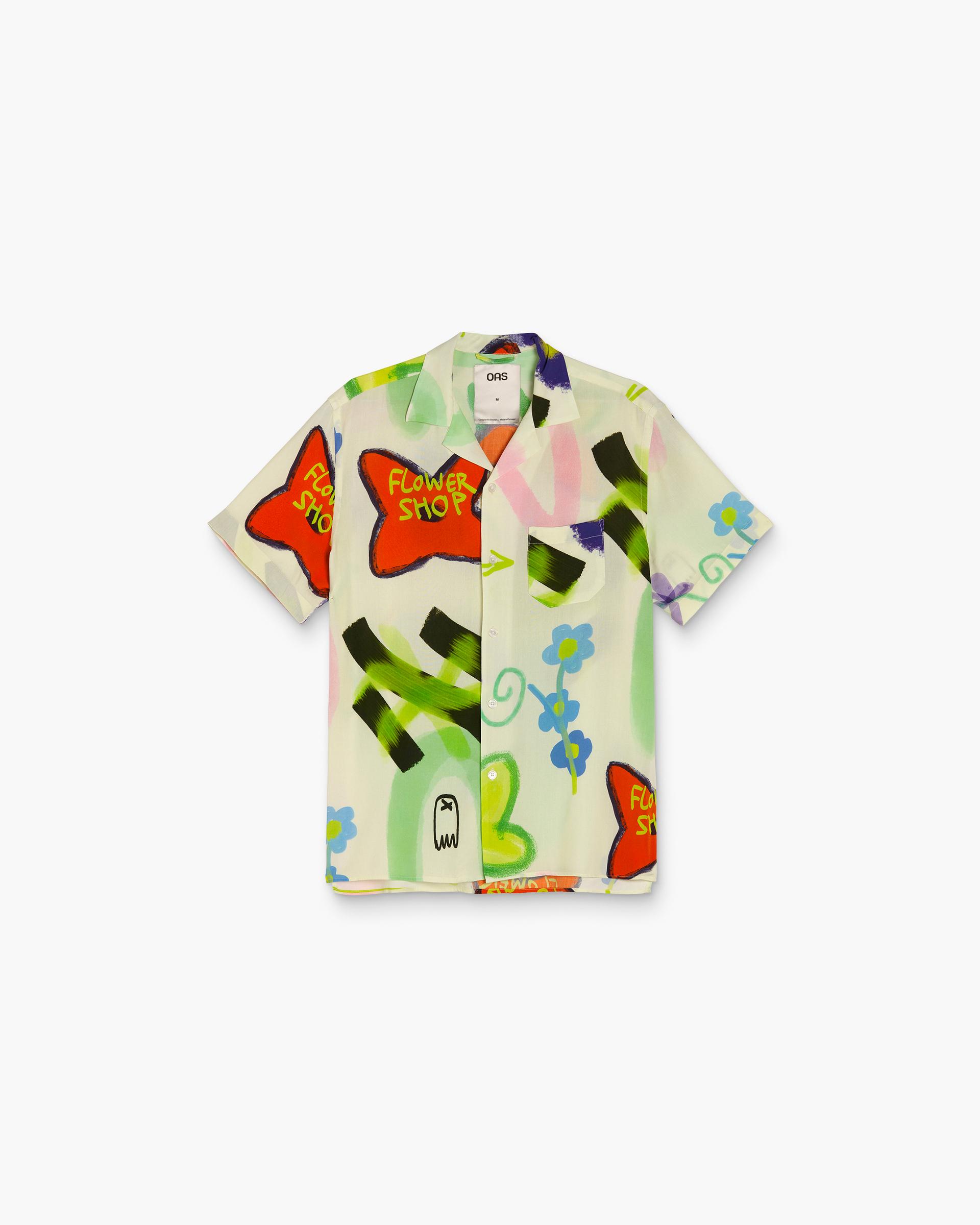 Flower Shop Viscose Shirt