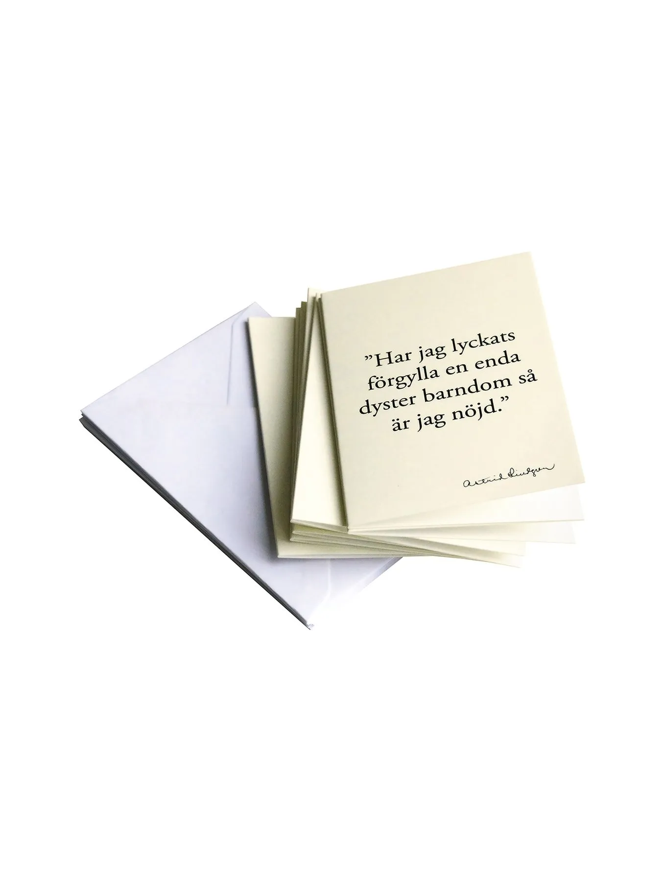 Quote card Astrid Lindgren 8-pack