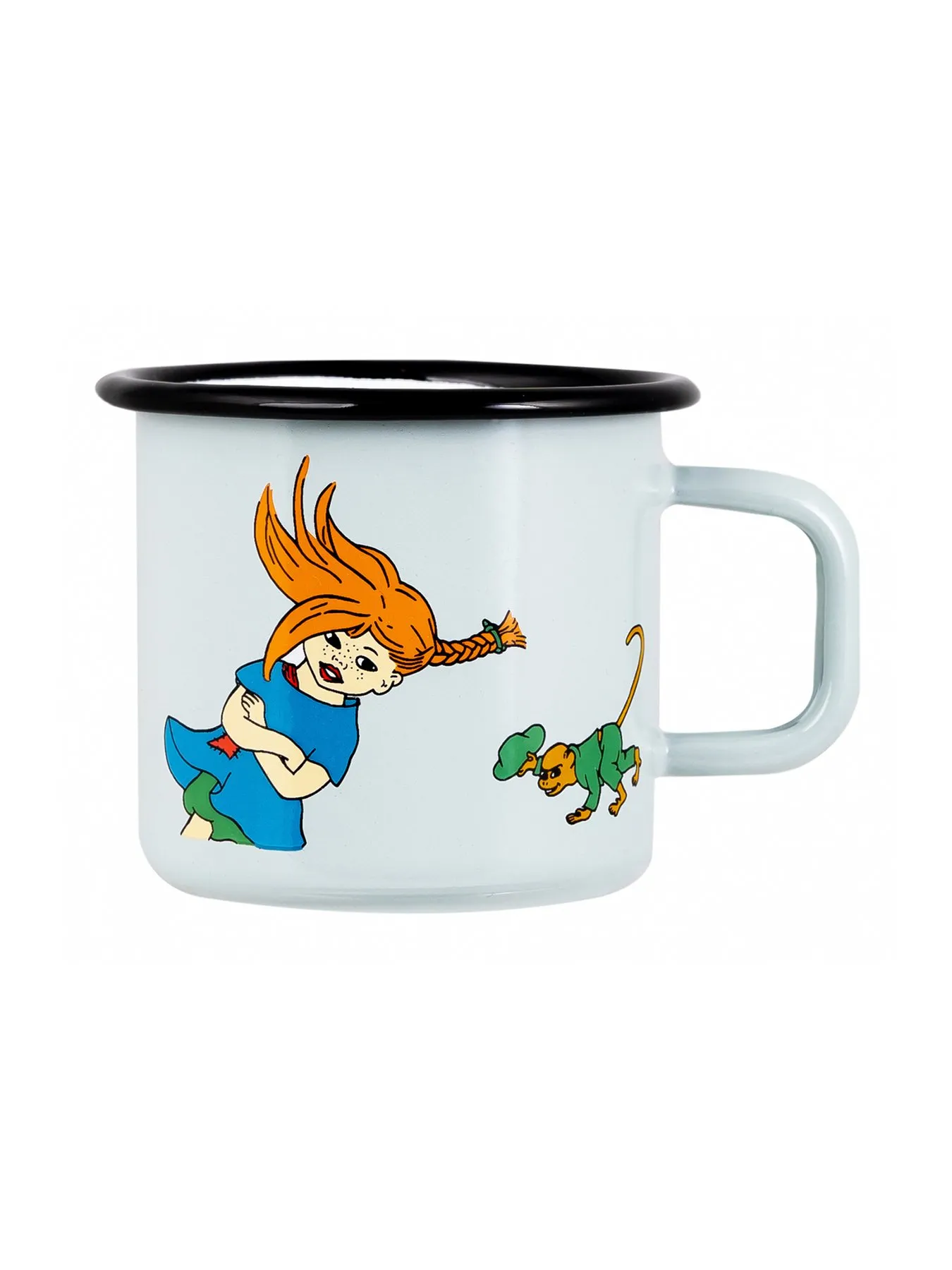 Enamel mug Pippi Starkast in the world 3.7 dl