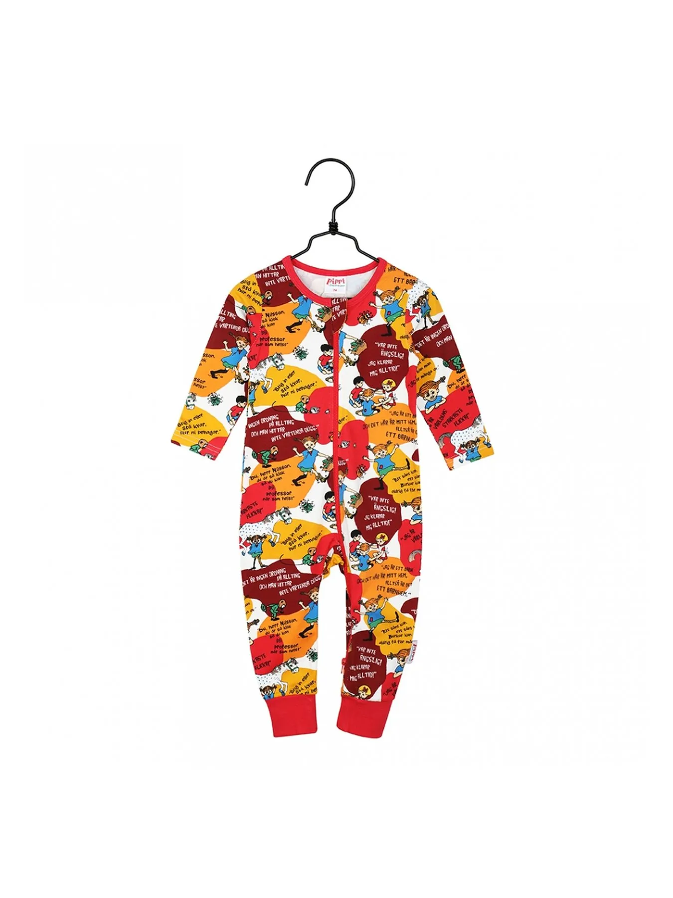 Pyjamas Pippi Långstrump - Röd