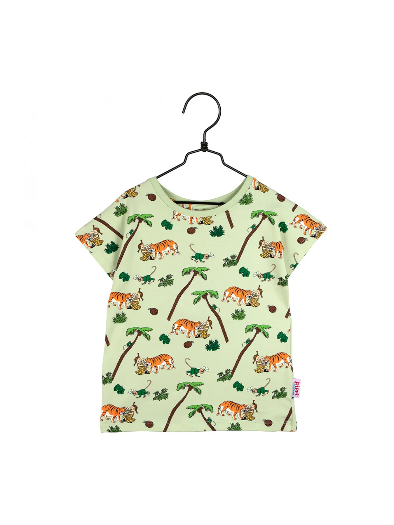 T-shirt Pippi i Söderhavet - Grön