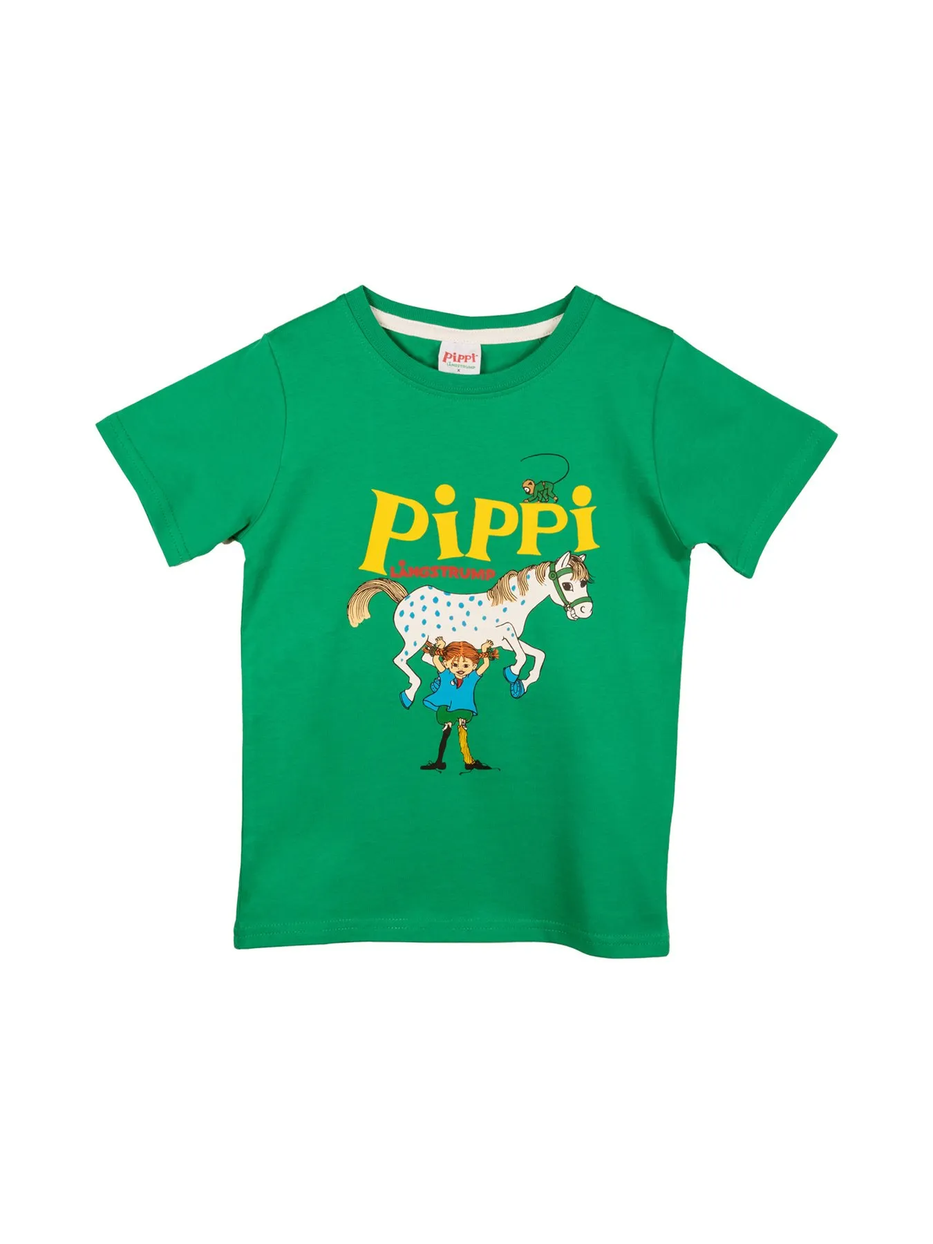 T-shirt Pippi & The Horse - Green
