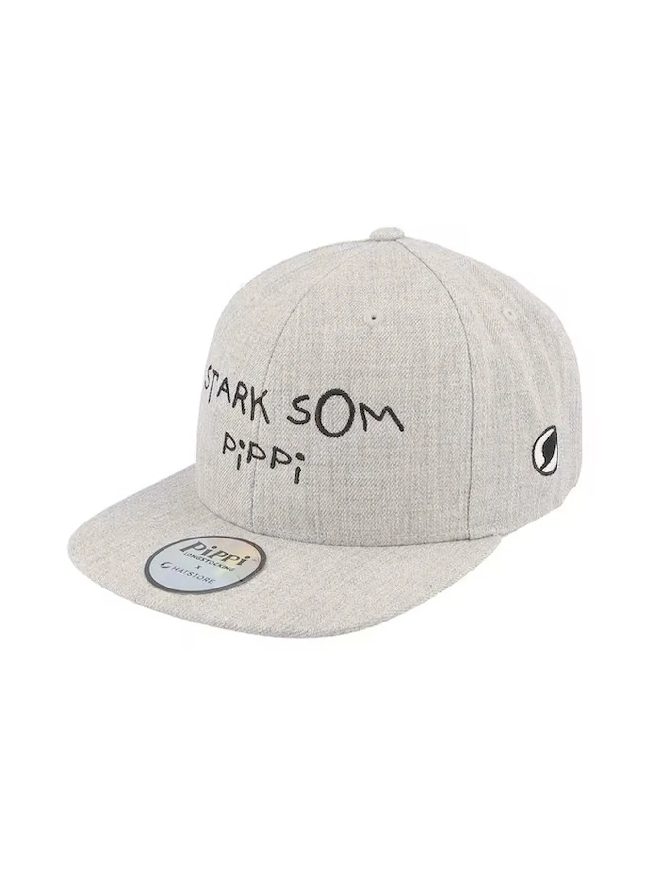 Kinderschirmmütze Starke Pippi, grau, Snapback