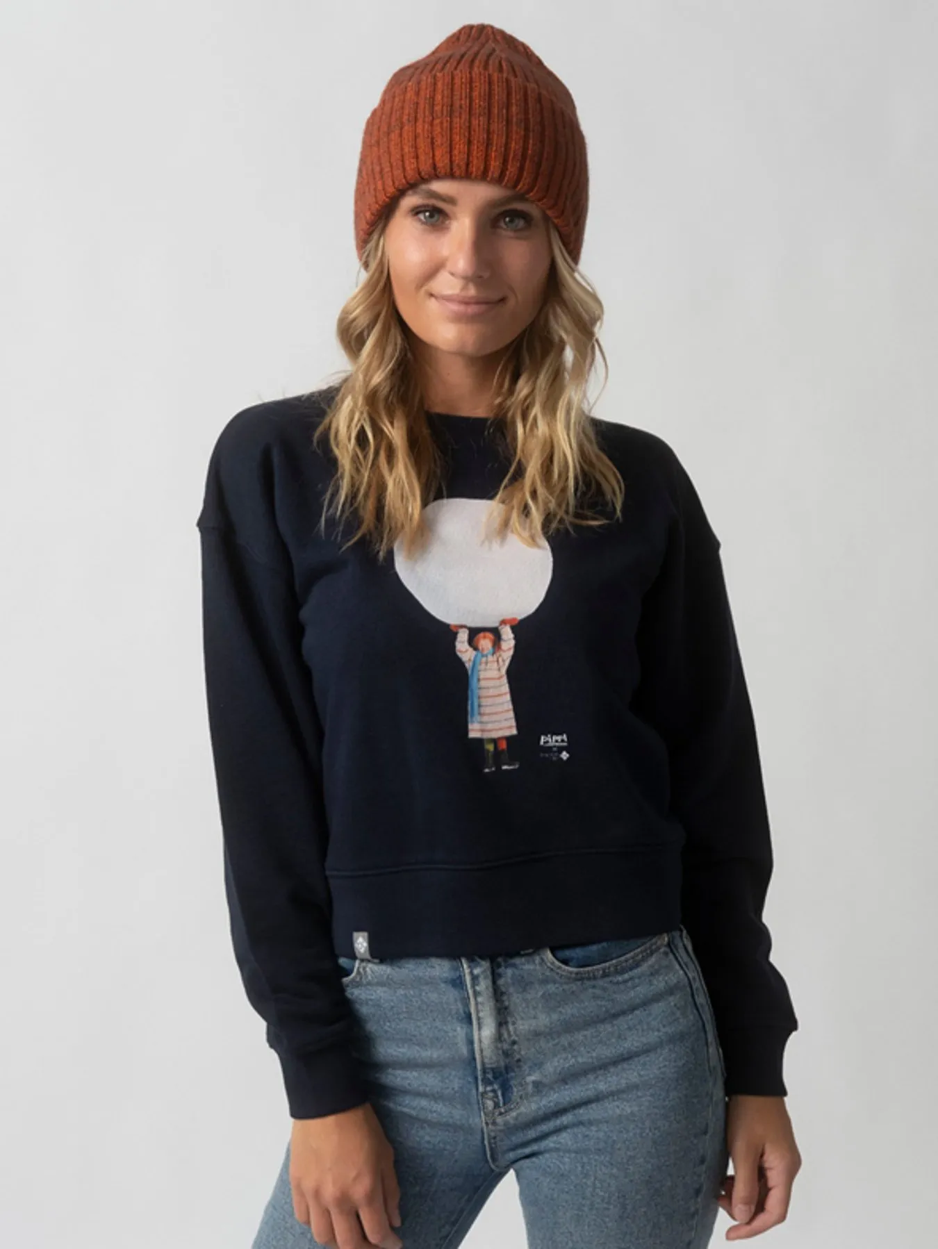 Sweater Pippi Longstocking snowball