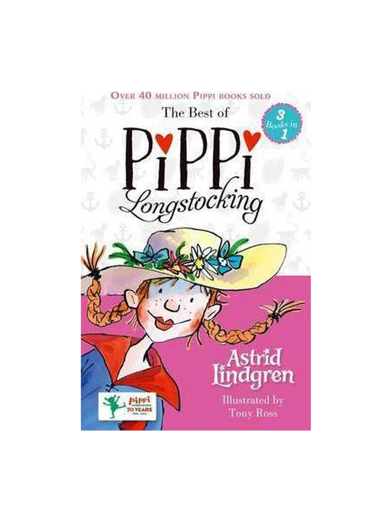 The Best of Pippi Longstocking - 3 books in 1 - Engelska