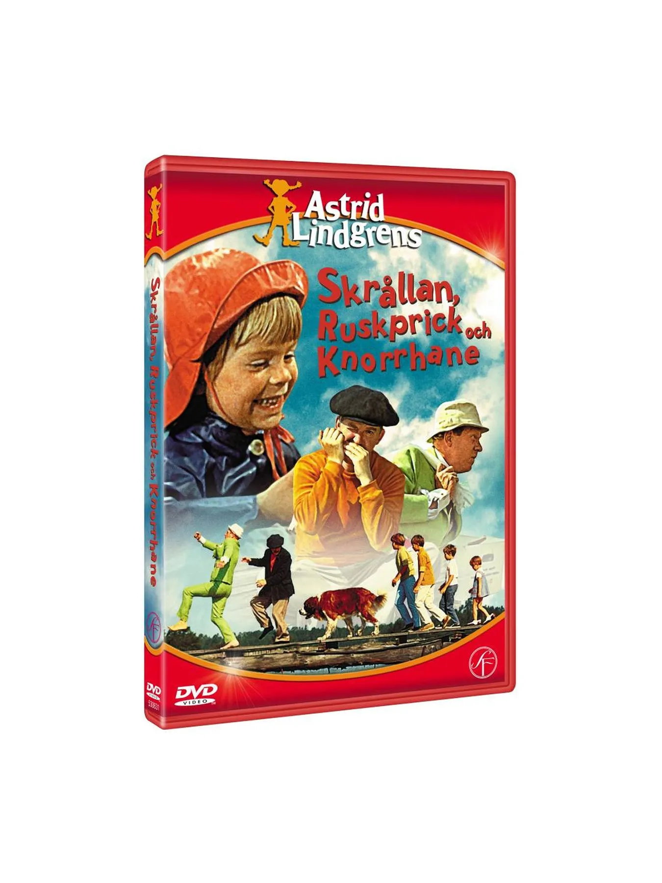 DVD „Skrållan, Ruskprick och Knorrhane“ (Schwedisch)