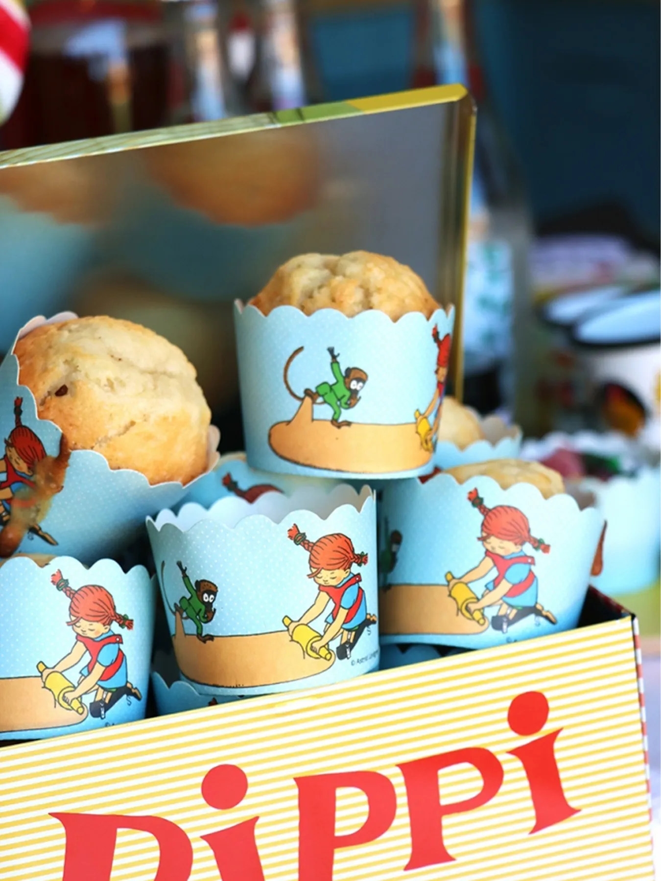 Muffinförmchen Pippi Langstrumpf 25er-Pack
