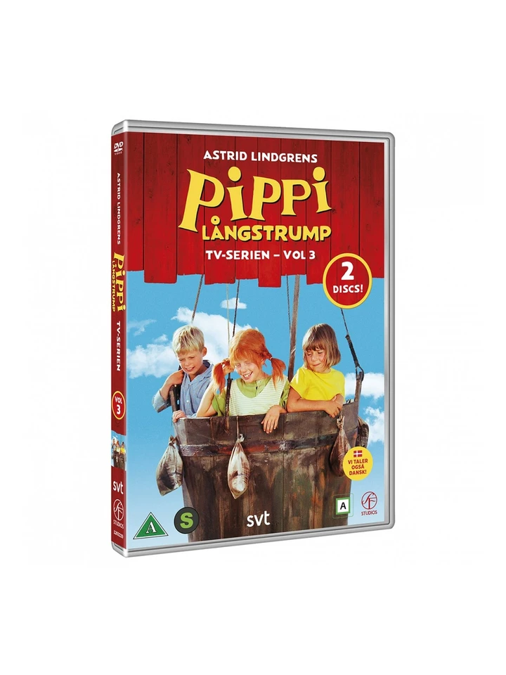 DVD Pippi Långstrump Tv-serien del 3 Ny