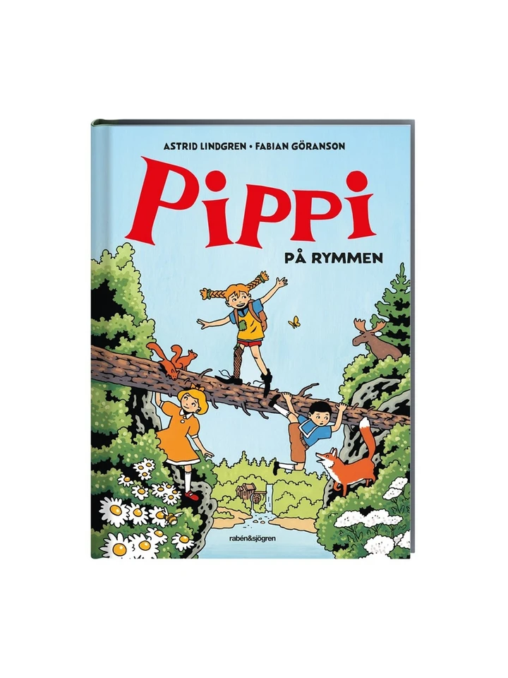 Bilderbuch Pippi auf der Flucht (Schwedisch)