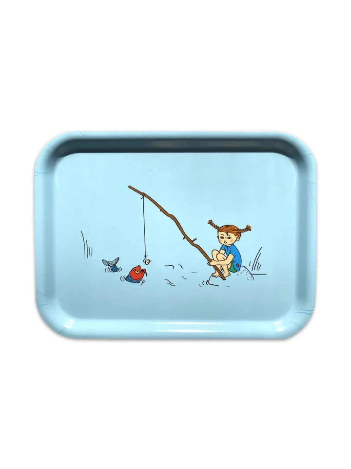 Tray Pippi is Fishing - Blue