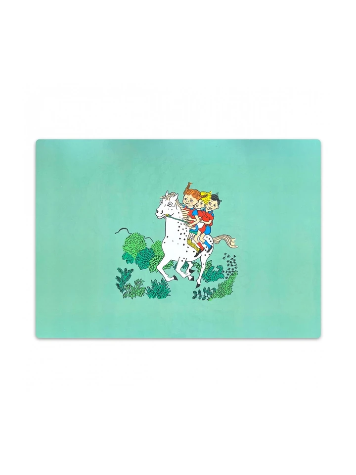 Table mat Pippi, Tommy… Green