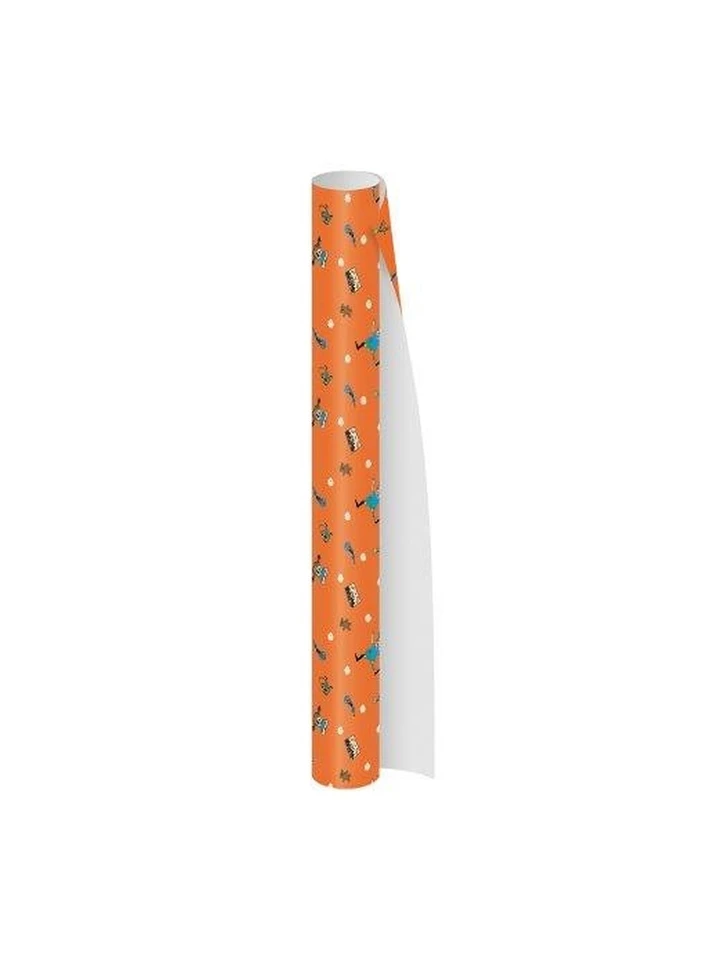 Wrapping paper Pippi Longstocking Orange