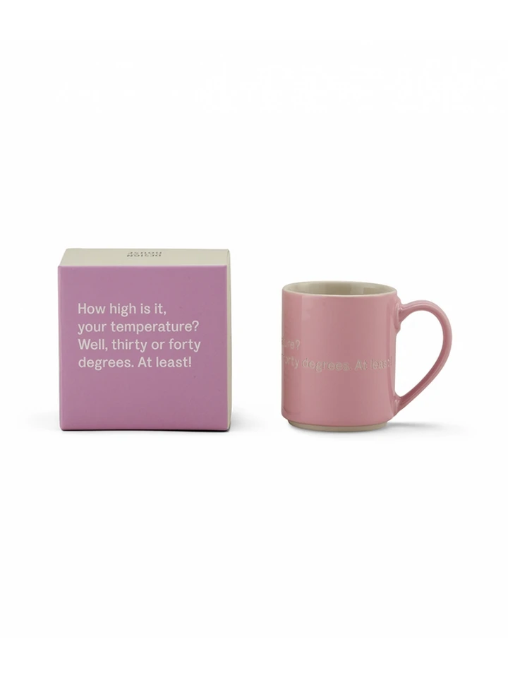 Mug - How hight is it, your temperature? (Pink)
