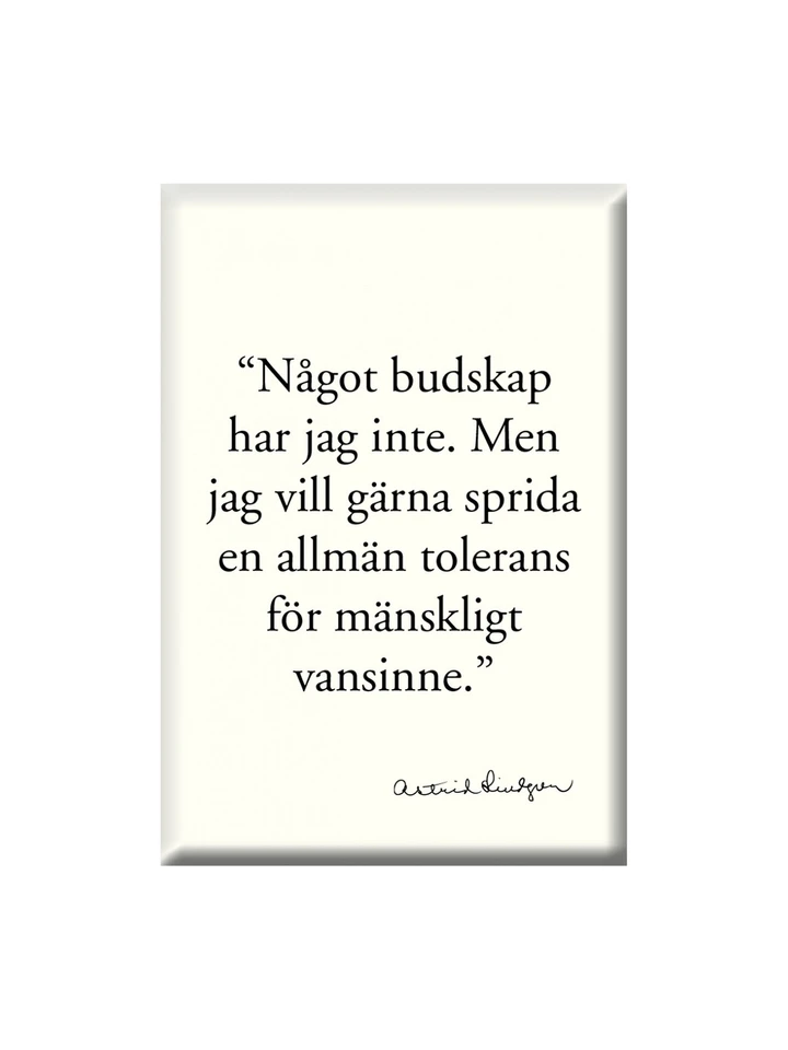 Magnet Astrid Lindgren – No message...