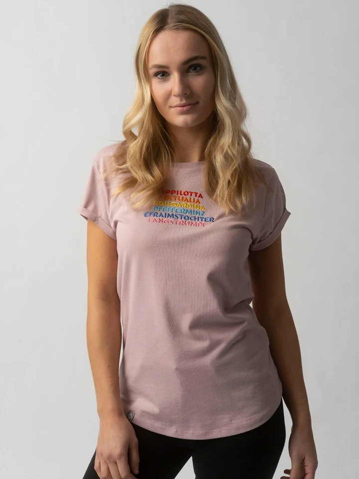 T-shirt Pippi Långstrump - Rosa - Tyska